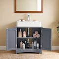 Miniatyrbillede 2 af 5: Rootz Sink Cabinet - Vanity Unit - Base Cabinet - MDF Holdbar opbevaring - 60x30x60cm