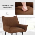 Miniatyrbild 5 av 9: Rootz Vintage Barpall i konstläder - Bänkpall - Retro Barpall - Ergonomisk design - Robust konstruktion - Elegant stil - 51cm x 90cm x 49cm
