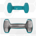 Miniatyrbild 7 av 7: Rootz Dumbbells Set - Hantlar - Hexagonal - Hantelställ - 1 kg - 2 kg - 3 kg - Styrketräning - Limegrön - Akvamarin - Ljusgrå
