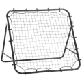 Miniatyrbild 7 av 7: Rootz Rebounder - Football Rebounder - Kickback Goal Rebound Wall Net - Metallrör + PE-tyg - Svart - 96 x 80 x 96 cm