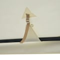 Miniatyrbild 5 av 7: Rootz Gazebo - Trädgårdspaviljong - Paviljongtält - Festtält - Med 4 X sidovägg - Väderbeständig - Metall/Polyester - Krämvit - 2,94 x 2,94 x 2,65 m