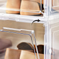Miniatyrbillede 8 af 9: Rootz 12-delt sæt skoæske-arrangør - Opbevaringsbeholder - Stabelbare æsker - PP og ABS-plastik - 27 cm x 34,5 cm x 19 cm