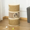 Miniatyrbillede 8 af 10: Rootz Cat House - Kattekradsestolpe - Kattetræ - Katteklatretræ Kattemøbler - 37,5 x 37,5 x 70 cm