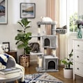 Miniatyrbild 2 av 8: Rootz Cat Scratching Post - Tall Scratcher - Cat Tree - Spånskivakonstruktion - 49cm x 45cm x 120cm