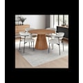 Miniatyrbild 3 av 7: Matbord Rootz - Runt bord - Köksbord - MDF och faner - Elegant design - Utrymmeseffektivt - Stabilt och robust - 120cm x 120cm x 76cm