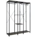 Pikkukuva 1 / 4: Rootzin monitoimivaateteline - Vaatekaapin järjestäjä - Säilytyshylly - Runsaasti tilaa - Parannettu vakaus - Ensiluokkaiset materiaalit - 120 cm x 40