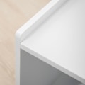 Miniatyrbillede 5 af 7: Rootz kattebakke - Kattebakke - Katteskab med 2 hylder - 2-i-1 design magnetisk låge - MDF - Hvid - 90L x 48W x 43,5H cm