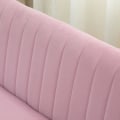 Pikkukuva 6 / 9: Rootz-sohva - 2-istuttava kangassohva - Istuinsohva - Lounge-sohva - Vaaleanpunainen - 117 X 56,5 X 77 cm