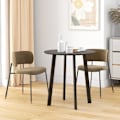 Miniatyrbillede 2 af 7: Rootz 2 pers. spisebord - Køkkenbord - Bistrobord - Elegant & Stabilt - Ø72cm x 75cm