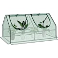 Miniatyrbillede 1 af 9: Rootz Folie Drivhus - Lille Plantehytte - Mini Havehus - Stålramme - Optimal klimakontrol - 120cm x 60cm x 60cm