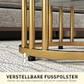 Miniatyrbild 7 av 10: Rootz 2 -bitar Set Round Side Table - kaffebord - marmorutseende - Dubbel lagringsutrymme - Ø45 x 55H cm & Ø40 x 50,5H cm