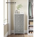 Miniatyrbillede 2 af 7: Rootz Opbevaringsskab - Organizer - Spånpladestål - Ikke-vævet stof - Letvægts - Rummelig - Robust - 30 cm x 45 cm x 91,7 cm