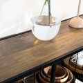 Miniatyrbild 2 av 9: Rootz Industrial Style Kök Matsal Förvaring Hylla Sideboard Sidobord Avslut Bord Vinställ