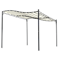 Pikkukuva 6 / 11: Rootz Roofing Pavilion - musta - metalli, polyesteri - 116,92 cm x 116,92 cm x 77,95 cm