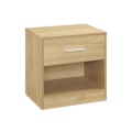 Miniatyrbillede 1 af 6: Rootz spånplade sidebord - Endebord - Natbord - Strågul - Letvægts - Robust - Nem montering - 28cm x 39cm x 41cm