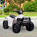 Pikkukuva 7 / 7: Rootz Mini Electric Quad - Lasten sähköiset ATV-rattaat - Sähkömoottoripyörä 2 ajovalolla - Sähköinen mönkijä - Rantaauto - Musta/Valkoinen - 65 x 40