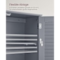 Miniatyrbild 4 av 7: Rootz badrumsskåp - Förvaringsenhet - Organizer - MDF-konstruktion - Mystical Grey - 30cm x 30cm x 82cm - Lätt - Robust - Enkel montering