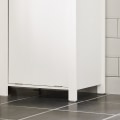 Miniatyrbillede 9 af 9: Rootz Højt badeværelsesskab med udfoldelig vaskepose - Linnedskab - Badeværelseshylde - Nem montering - Anti-tip-enhed - Rummelig opbevaring - 45 cm x