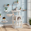 Miniatyrbillede 2 af 6: Rootz Ultimate Cat Tree - Stor platform - Scratching Post - Plush & Sisal - 48,1 x 48,1 x 96,1 cm