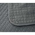 Miniatyrbillede 6 af 10: Rootz Vendbart Sengetæppe - Sofatæppe - Polyester - Åndbar - Alsidig - Mørkegrå - 360 g/m² - 1 cm Kant - 150 cm x 200 cm