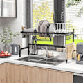Miniatyrbild 6 av 7: Rootz Dish Drainer - Justerbar längd - Många element - Flexibelt arrangemang - Svart - 93 x 30 x 52cm