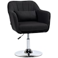 Miniatyrbillede 10 af 11: Rootz Swivel Office Stol - Højdejusterbar - Roterende lænestol - Maksimal komfort - 60 cm x 60 cm x 79-91 cm - Sort