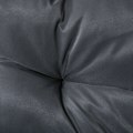 Miniatyrbillede 4 af 7: Rootz Havemøbelsæt - 4 stk - Sofa - 2 Stole - Bord - Glasplade - Sædehynder - PE Rattan-polyester-stål - Antracit-brun - 106 x 70D x 72H cm