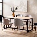 Miniatyrbillede 2 af 5: Rootz spisebord - loftstil - moderne spisebord - håndlavet unikt design - sæder 10 - 200 cm x 100 cm x 76 cm