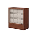 Miniatyrbillede 1 af 6: Rootz Watch Box Organizer - Smykkeopbevaringsetui - Display Stand - MDF Velvet Acryl - Elegant design - Rummelige rum - Beskyttende låg - 15 cm x 29,5