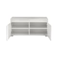 Miniatyrbillede 4 af 11: Rootz Skoskab - Bænk - Højglans - 91 x 42 x 38 cm White