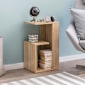 Miniatyrbild 2 av 7: Rootz Sidobord 35x29,5x60 cm Trä Sonoma Design Sidobordssoffa - Soffbord litet modernt - Litet soffbord fyrkantigt - Soffbord högt - Smalt bord vardag