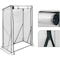 Miniatyrbillede 7 af 7: Rootz Folie Drivhus - Bærbart Plantehus - Tomathus - Pulverlakeret stål - UV-resistent PVC - 100 cm x 50 cm x 150/136 cm