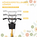 Miniatyrbillede 4 af 10: Rootz Børnescooter - Børnescooter - Kick Scooter - Dobbelt bremsesystem - Bred fodbræt - For- og bagbremser - 139cm x 58cm x 90-96cm