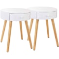 Miniatyrbillede 1 af 10: Rootz multifunktionelt sengebord - Natbord - Opbevaringsenhed - Rigelig opbevaring, alsidigt design, konstruktion af høj kvalitet - 38 cm x 48 cm