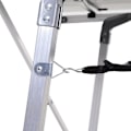 Miniatyrbillede 9 af 10: Rootz Picnic foldningsbord - Højdejusterbart campingbord - Bærbart bord - Aluminium - 120 x 70 x 58-73 cm - Inkluderer bærepose