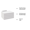 Pikkukuva 2 / 7: Rootz-seinähyllysetti - Kelluva kirjahylly - Kiinnitetyt esittelytelineet - Säilytyshyllyt - Koristeelliset reunalistat - Riippuva kirjahylly - Valkoi