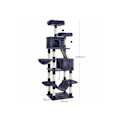 Miniatyrbild 7 av 7: Rootz Cat Scratching Post Tree - Kattmöbler - Högt Scratching Tower - Lekplats i flera plan - Sisalstolpar - 60cm x 50cm x 206cm