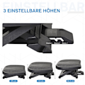 Miniatyrbillede 4 af 11: Rootz Fodstøtte Fodstøtte - Sort - Hofter - 17,71 cm x 13,38 cm x 6,49 cm