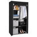 Miniatyrbillede 3 af 7: Rootz Garderobe XL - Garderobeskab - Sammenfoldelig Garderobe Sort
