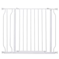 Miniatyrbillede 1 af 6: Rootz Dog Gate - Barriere - Tovejs åbning - Vægmontering - Snaps - Nem installation - Justerbar - Robust stålramme - Hvid - 73L x 76H cm