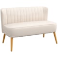 Miniatyrbillede 6 af 6: Rootz 2-personers sofa - Retro Design - Scandi Style - Komfortabel polstring - Maksimal stabilitet - Letpleje stof - 117W x 56,5D x 77H cm