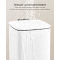 Miniatyrbillede 3 af 6: Rootz White Kosmetikspand - Makeup Organizer - Badeværelset skraldespand - Stål ydre beholder - PP plastik Indvendig spand - ABS plastik Base - 23,9 c