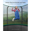 Miniatyrbillede 2 af 8: Rootz Trampolin - Udendørstrampolin - Rund Havetrampolin - Børnetrampolin - Voksetrampolin - Havetrampolin - Rund Trampolin - Trampolin med sikkerheds