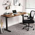 Miniatyrbild 2 av 6: Rootz elektrisk höjdjusterbar bordsram - Ståbord - Sit Stand-skrivbord - Motoriserat skrivbord - Fjärrkontroll - (115-147) x 60 x (71-112) cm
