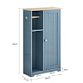 Miniatyrbillede 4 af 8: Rootz Moderne badeværelsesskab - toiletopbevaring - Kompakt arrangør - Vandtæt design - 50x86x21cm