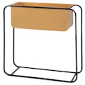 Miniatyrbillede 1 af 7: Rootz Modern Design Rektangulær Plantepotte - Sort & Guld Plantekasse - Elegant og funktionel indendørs planteholder - 60 cm x 60 cm x 24 cm - Håndlav