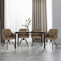 Miniatyrbild 2 av 8: Rootz Swivel Dining Chair - Roterande Stol - Kontorsstol - Ergonomisk design - Bekväma sittplatser - Hållbar konstruktion - 58,5 cm x 82,5 cm x 54,5 c