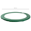 Miniatyrbillede 4 af 7: Rootz Trampolin Fælg Cover - Trampolin Kant Cover - Trampolin Fælg - Grøn - PVC PE - Ø244 CM
