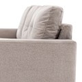 Miniatyrbillede 4 af 6: Rootz 3-personers hjørnesofa - Linnedlook - Vendbar chaiselong - Gummitræ - Lysegrå - 193x136x85 cm