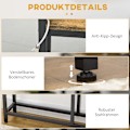 Miniatyrbillede 5 af 10: Rootz konsolbord - Sofabord - Entrébord - Industrielt design - Metal og spånplader - 120 cm x 23 cm x 75 cm